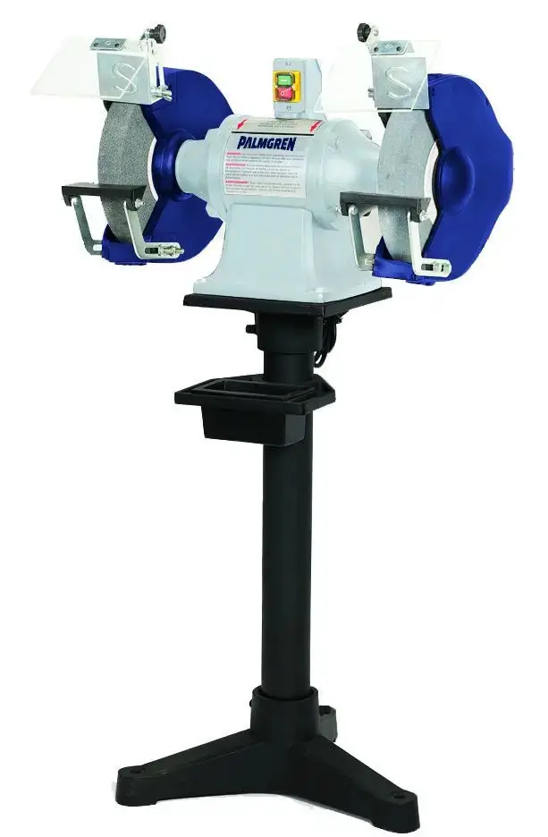 12" Two-Horsepower Grinder – 220V Single-Phase With Pedestal Stand And Dust Collection 1