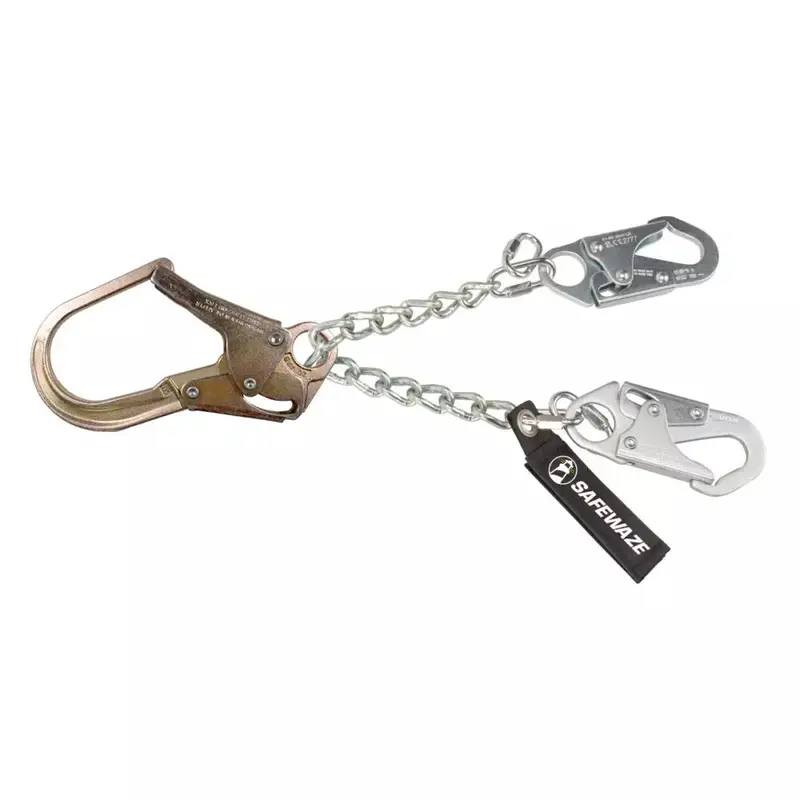 26-Inch Adjustable Chain Lanyard With Fixed Rebar Hook 1