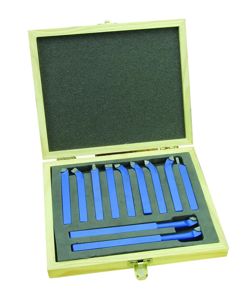 3/8-Inch Carbide-Tipped Lathe Tool Bit Set For Medium-Duty Applications 1