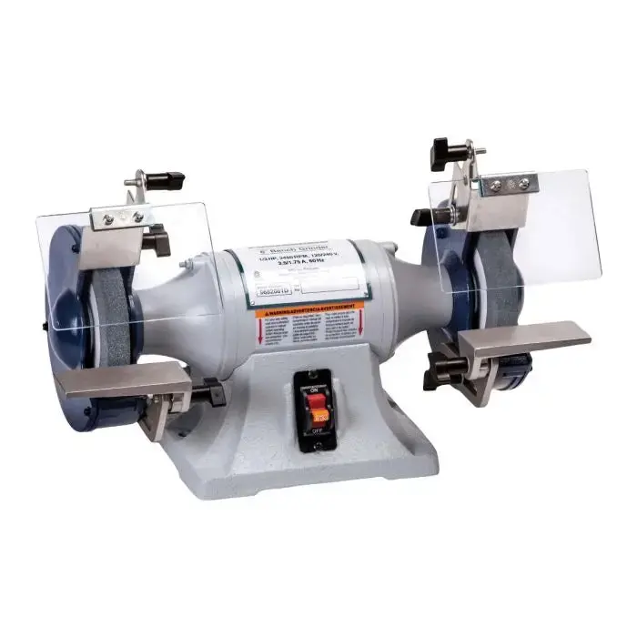 6" One-Third-Horsepower Bench Grinder – Dual-Voltage (115/230V), No Dust Collection 1