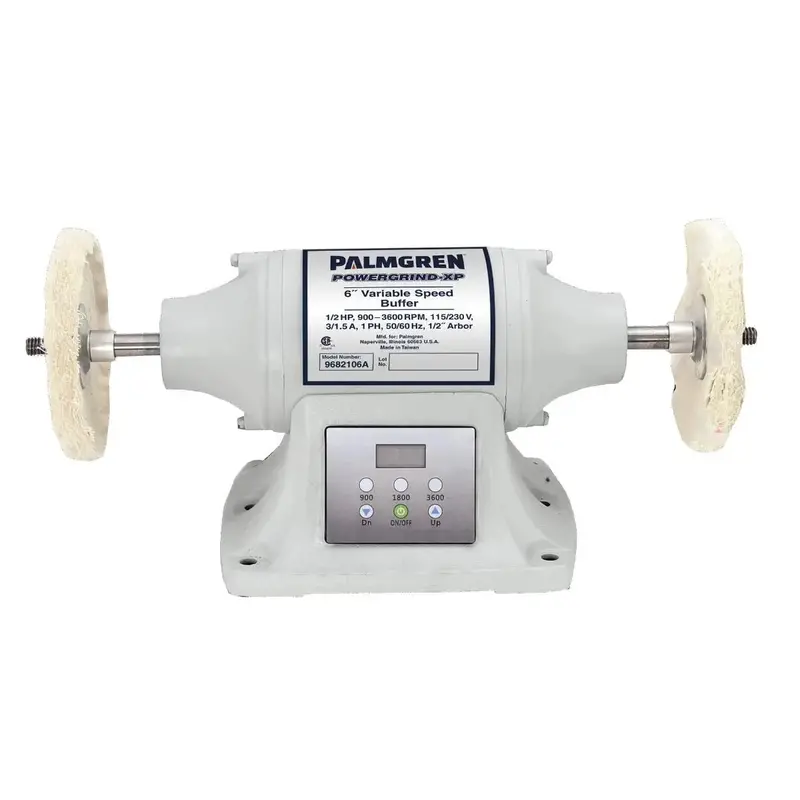 6" Variable-Speed Bench Buffer – 3/4Hp, Dual-Voltage (115/240V) 1