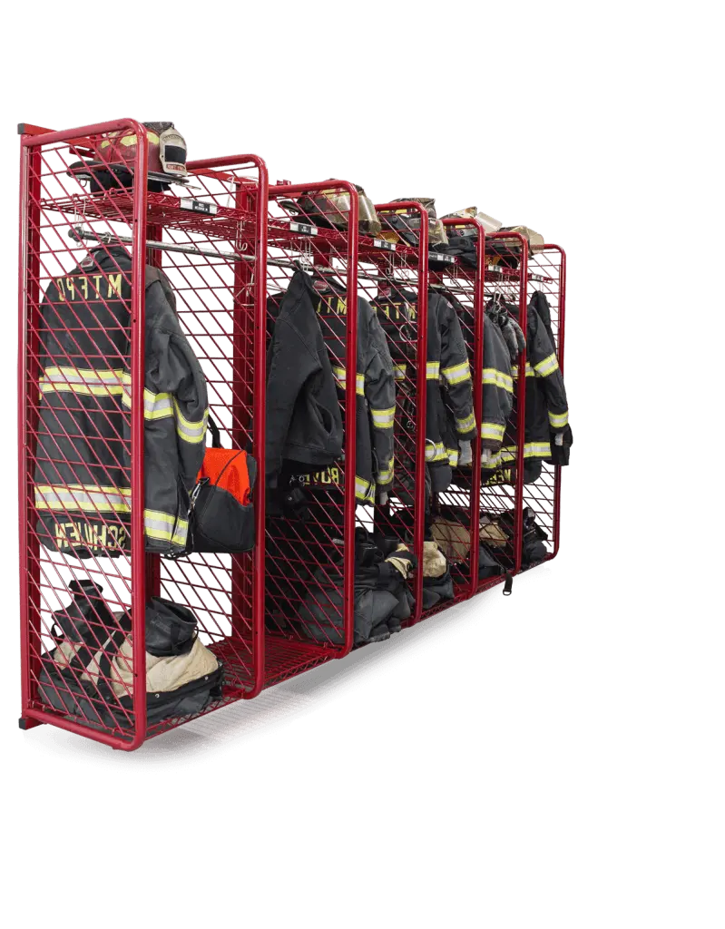 Adjustable Wall-Mounted Red Storage Rack – 18", 20", Or 24" Options 1