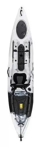 Aero Angler 12' Fishing Kayak With Rudder – Storm Color Edition For Tracking And Hands-Free Steering 1