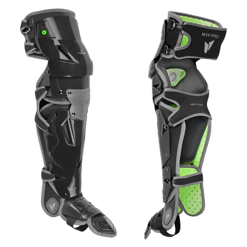 All Star Mvp Pro Catcher’S Leg Guards With Adjustable Straps (Lg-5) 1