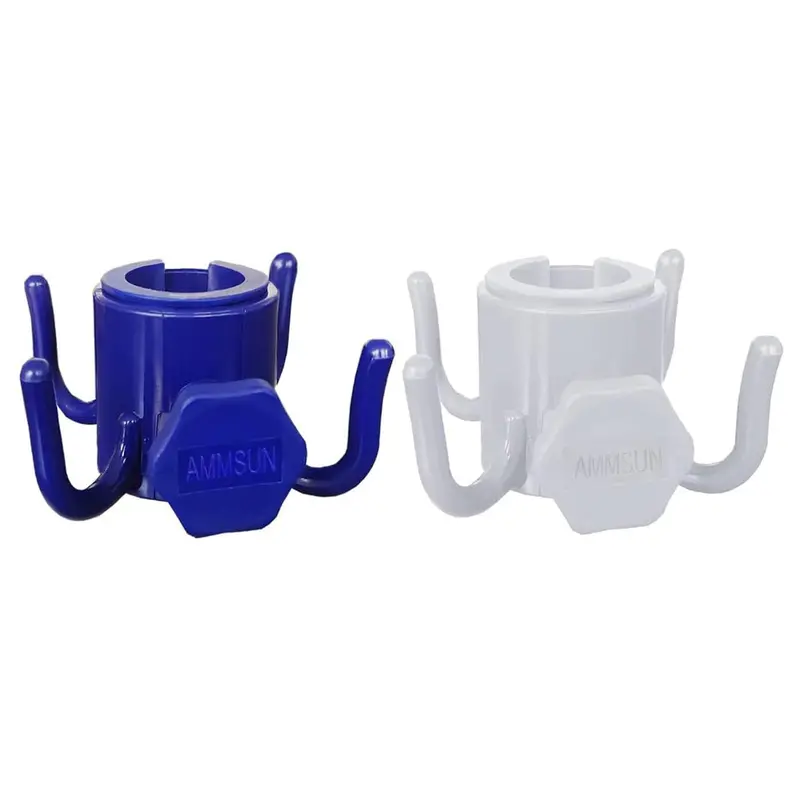 Ammsun 2-Pack 4-Prong Plastic Beach Umbrella Hanging Hooks 1