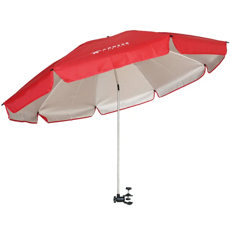 Ammsun 47-Inch Portable Chair Umbrella In Bold Red 1