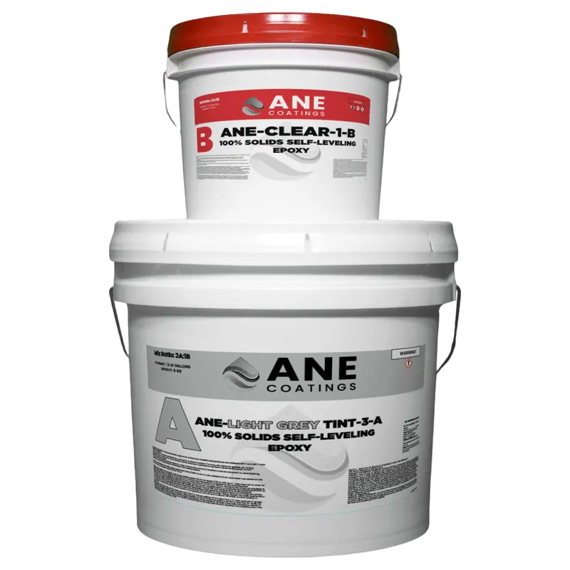 Ane Pre-Tinted Self-Leveling Epoxy Flooring System (3-Gallon Kit) 1