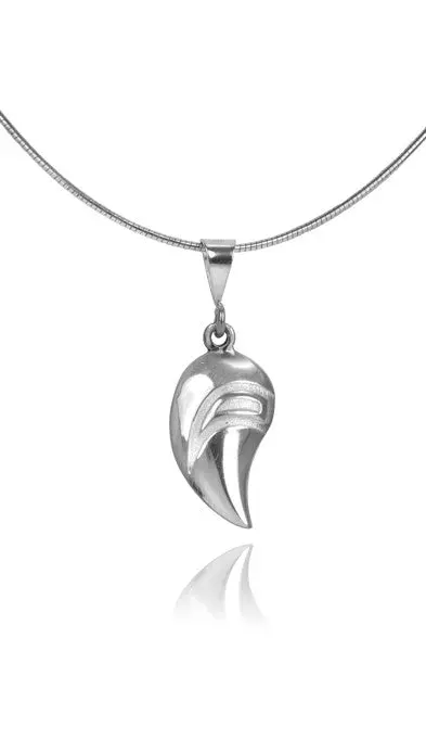 Angel Wings Sterling Silver Pendant 1