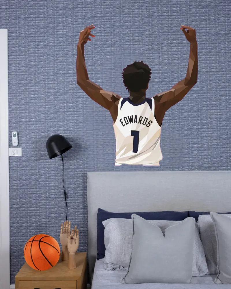 Anthony Edwards Nba Wall Decal 1