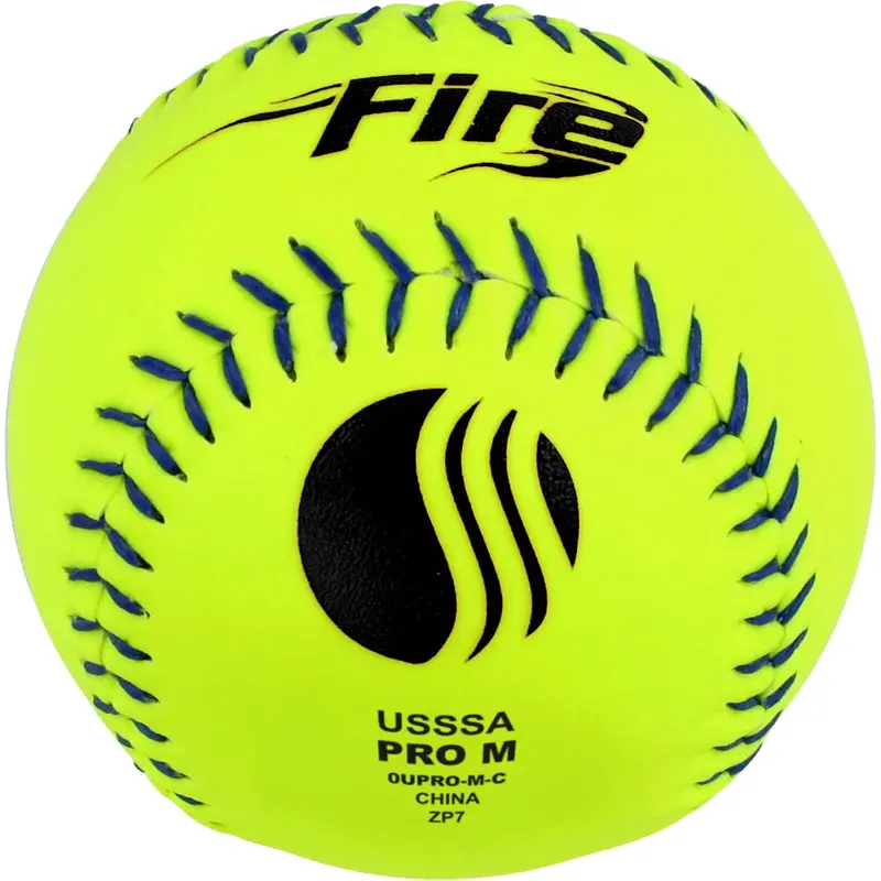 Baden Usssa Fire Pro M 12-Inch Composite Slowpitch Softballs – 44/375 Compression 1
