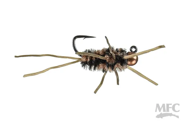 Bh Jig Girdle Bug Fly With Heavy Hook 1