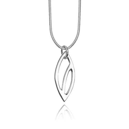 Canoe And Paddle Charm Pendant 1
