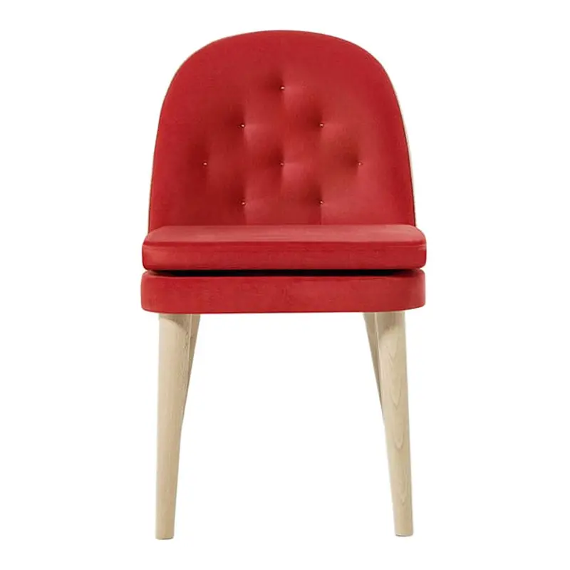 Carmen 01/Db Side Chair – Minimalist Dining Chair With Wooden Frame 1