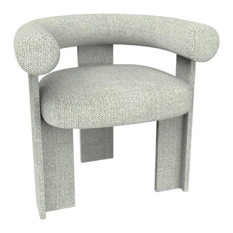 Cassette Side Chair With Soft-Up Holstered Legs 1