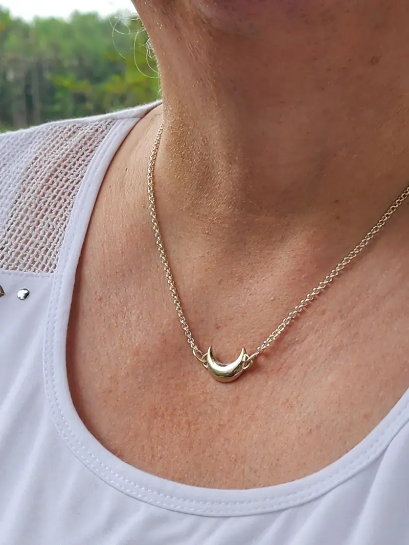 Celestial Moon Necklace Or Adjustable Choker 1