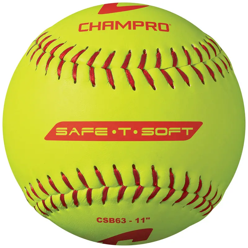 Champro Safe-T-Soft Duracover 11" Composite Fastpitch Softballs – Enhanced Safety & Consistency (Csb63) 1