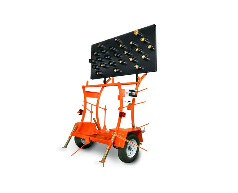 Curve Arrow Board – Flexible Led Traffic Guidance Sign For Curved Roadways 1