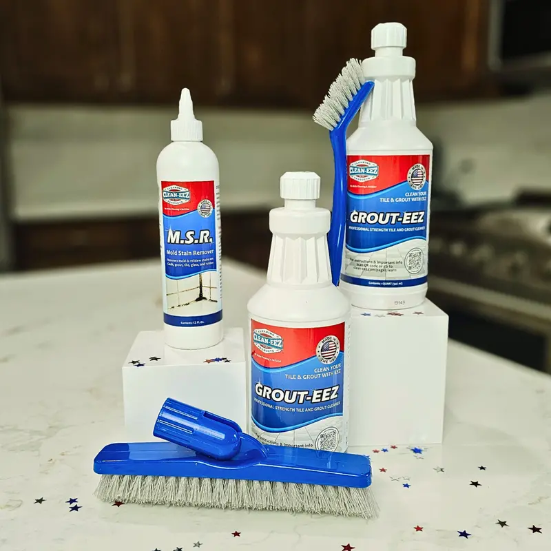 Deluxe Tile, Grout & Stone Care Kit With Premium Tools 1
