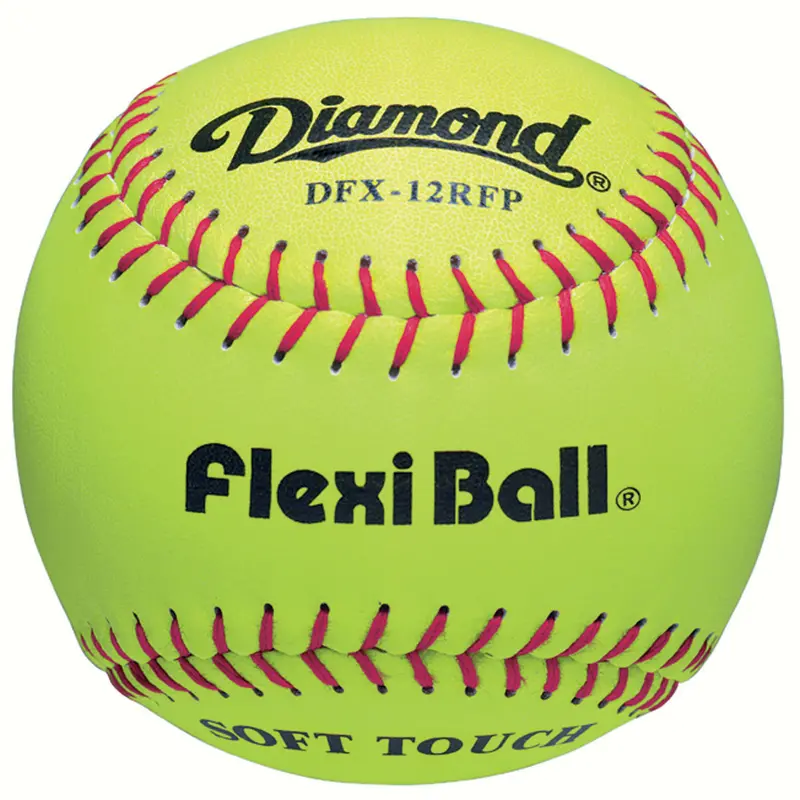 Diamond Flexiball 12-Inch Leather Fastpitch Softballs – Dfx-12Rfp 1