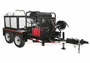 Dual-Axle Water Trailer & Hot Water Pressure Washer Bundle (Hs-4004-1Mah-Ur) 1