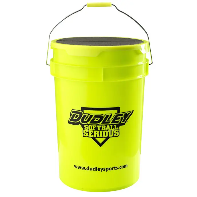 Dudley 6-Gallon Ball Bucket With Padded Lid – Portable Storage, 48010 1