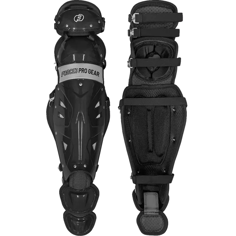 Force3 Catcher’S Leg Guards Featuring Dupont™ Kevlar® Reinforcement (Bc8) 1