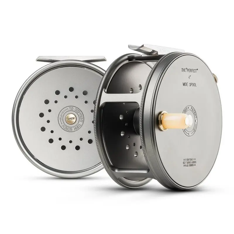 Hardy Wide-Spool Perfect Fly Reel – Precision-Machined Disc Drag System 1