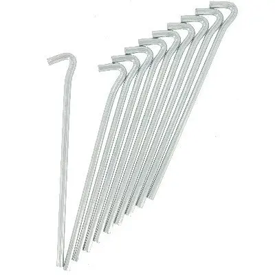 Heavy-Duty Steel Tent Peg – Reliable Ground Anchoring 1