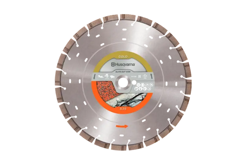 Husqvarna Elite-Cut S35 Exo-Grit Diamond Segment Blade 1
