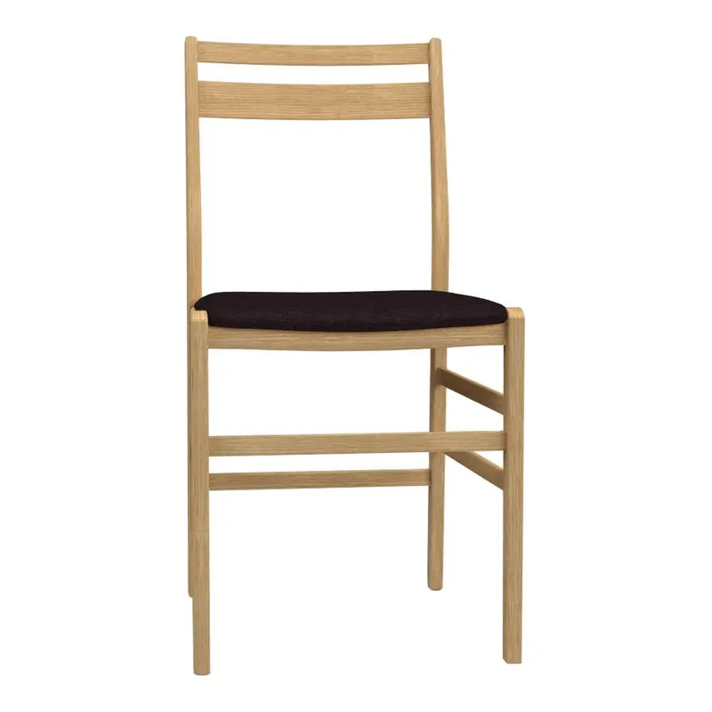 Lisboa 11 Dining Chair – Streamlined Backrest & Wooden Legs 1
