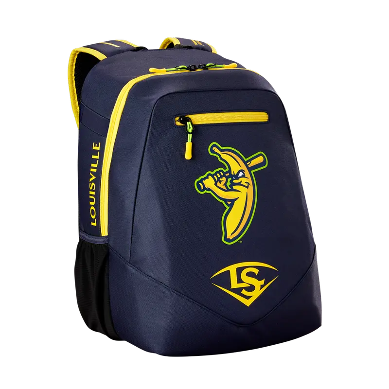 Louisville Slugger Savannah Bananas Powerized Stick Pack Backpack | Gear Organizer With Bat Sleeve | Wb57636 1