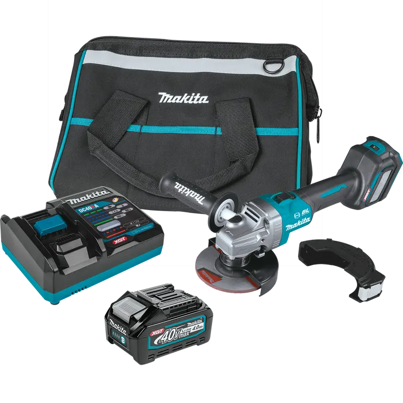 Makita Xgt 40V Max Brushless 4-1/2" / 5" Angle Grinder Kit 1
