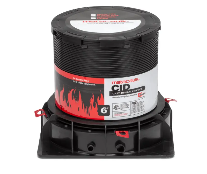 Metacaulk 6-Inch Cast-In-Place Firestop Device (Cid) – Pack Of 6 1