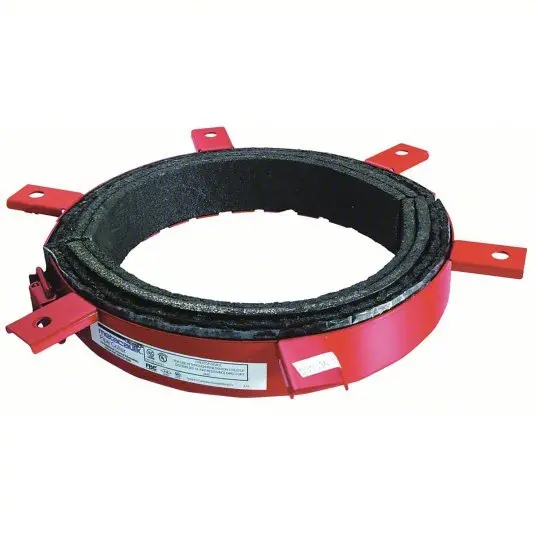 Metacaulk Intumescent Pipe Collar – 6" Diameter, 2-Pack 1