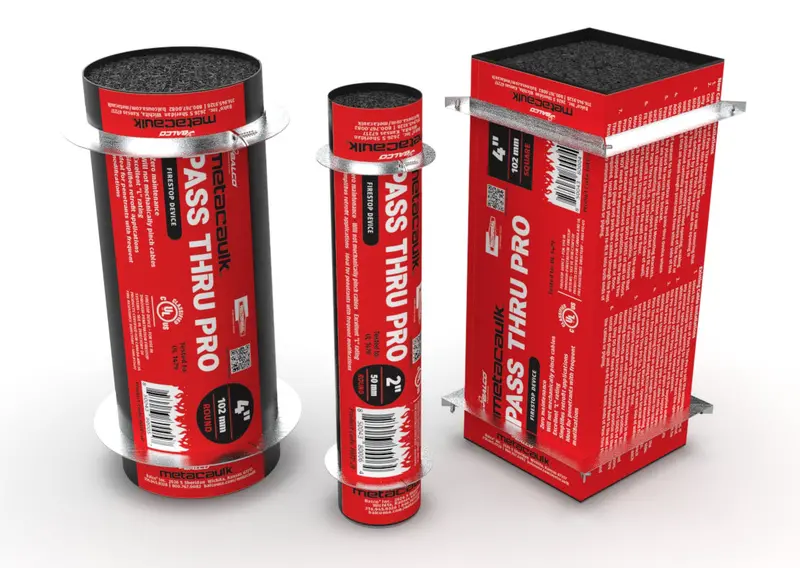 Metacaulk Pass Thru Pro (Patp) Fire-Rated Electrical Penetration System 1