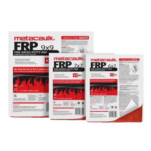 Metacaulk Putty Pads – Case Of 20 Firestop Sealing Pads 1