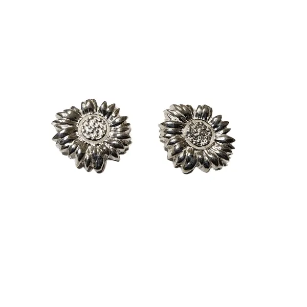 Minimalist Sunflower Stud Earrings 1