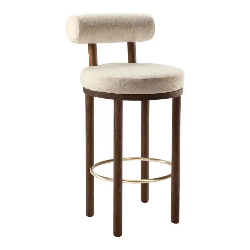 Moca Bar Height Chair – Wood Leg Version 1