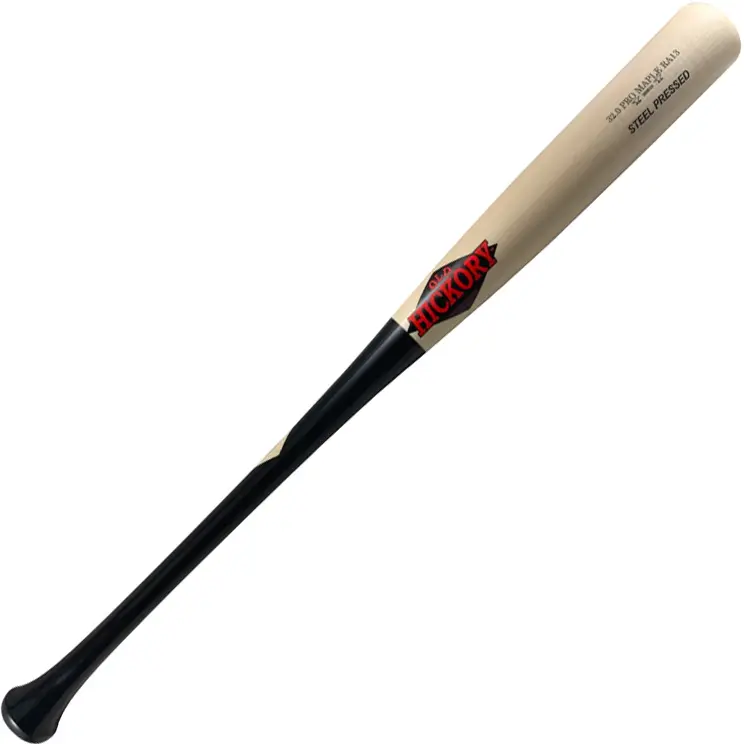 Old Hickory Ra13 Steel-Pressed Maple Wood Bat – Balanced Swing, Professional Craftsmanship (Ra13) 1