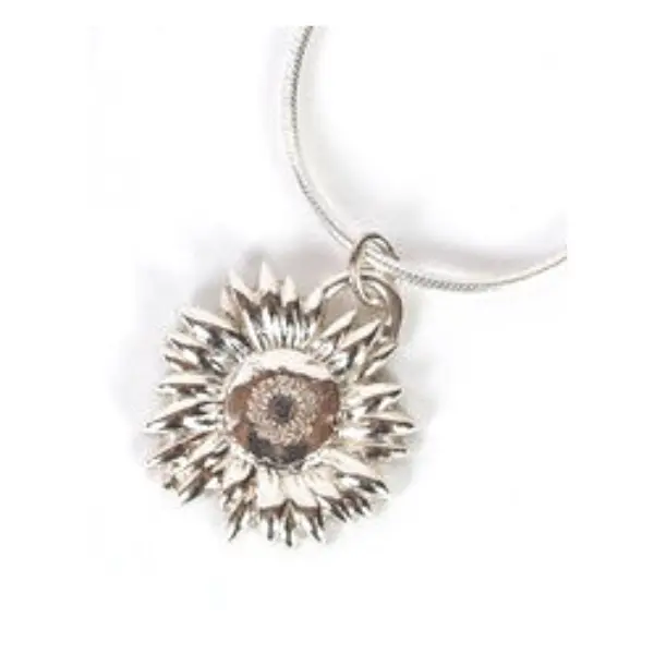 Oversized Sunflower Statement Pendant 1