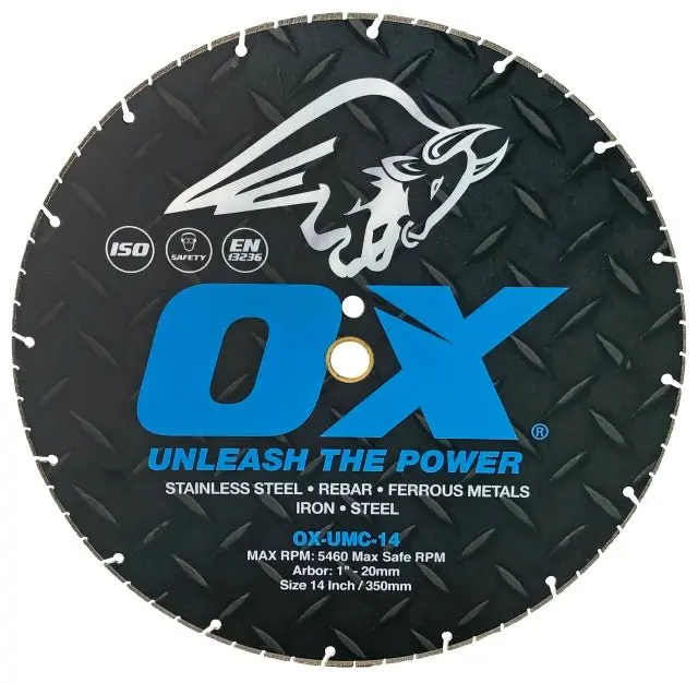Ox Ultimate Vacuum-Brazed Metal Cutting Diamond Blade 1