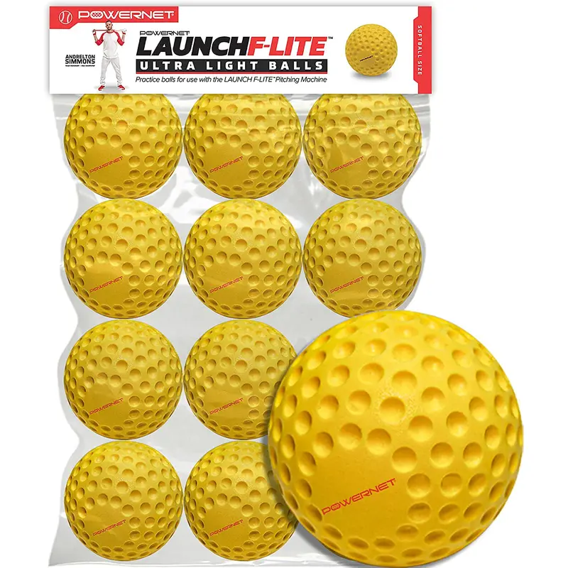 Powernet F-Lite Fastpitch Softball Pitching Machine – Portable Training Device For Youth And Adult Players 1