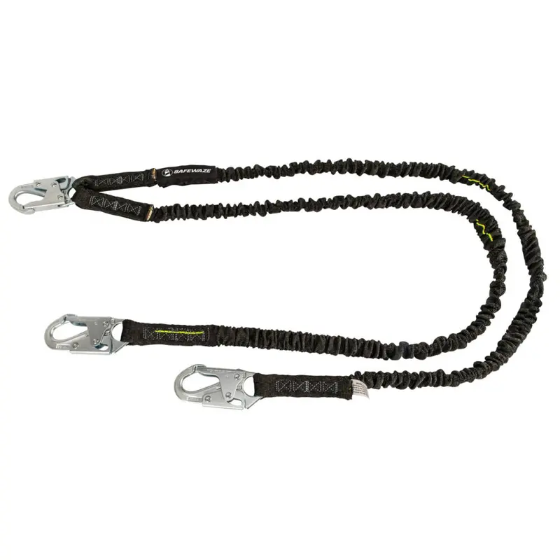 Pro 6-Foot Internal Energy-Absorbing Lanyard With Dual Legs And Snap Hooks 1