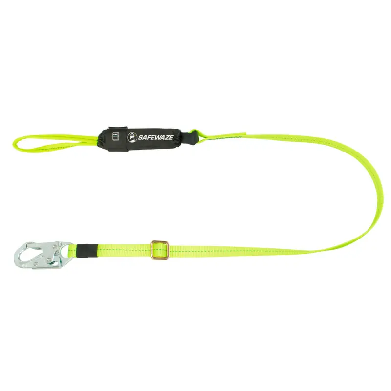 Pro Adjustable 4–6 Ft Energy-Absorbing Lanyard With Soft Loop End 1
