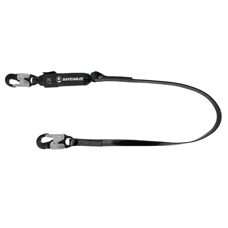 Pro-Shield 6-Foot Energy-Absorbing Lanyard — Aluminum Snap Hook 1