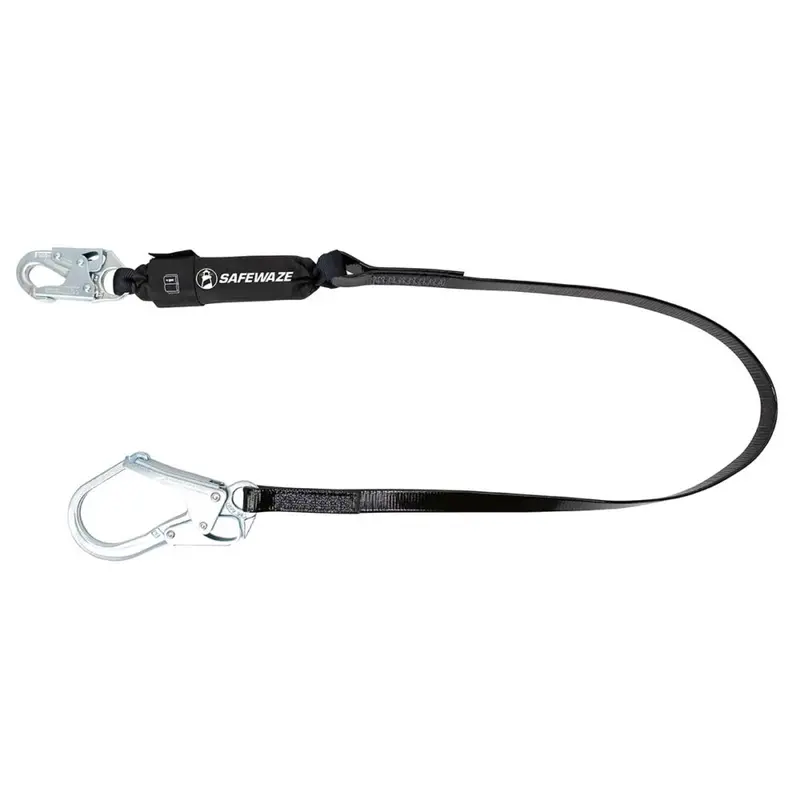 Pro-Shield 6-Foot Energy-Absorbing Lanyard With Rebar Hook 1