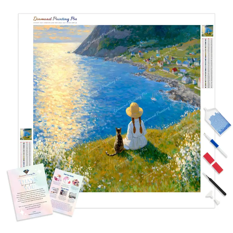 Quiet Vista For Two Diamond Painting – Romantic Full-Drill Landscape 1