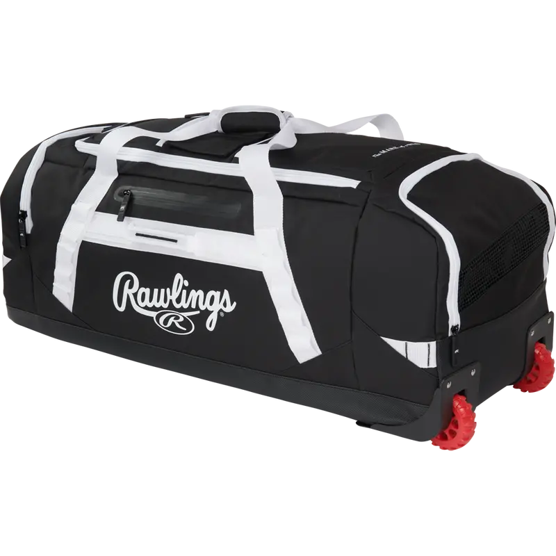 Rawlings Yadi 2 Wheeled Catcher’S Gear Bag – Spacious, All-In-One Transport System (Yadi2Whbg) 1