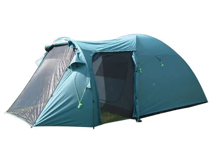 Reconditioned Yanes Chateau 6-Person Tent – 9' × 12' × 6'6", Fiberglass Poles 1