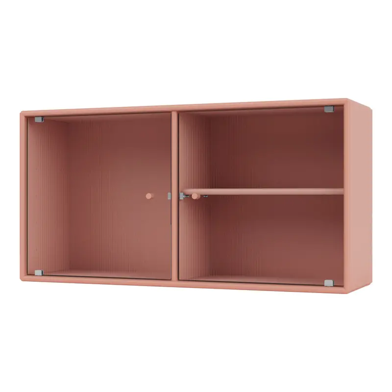 Ripple I Minimalist Single-Door Vitrine Cabinet 1